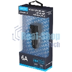 Автомобильное зарядное устройство Maxvi CCM-MS604PD 48W 6A (USB + Type-C, QC3.0 PD3.0) черный