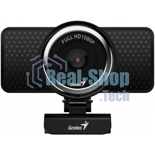 Веб-камера Genius eCam 8000 1920x1080, 30 кадр/с, USB Type-A, микрофон (шумоподавление), универсальное крепление