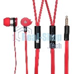 Проводные наушники Oklick HS-S-210 красный, внутриканальные, Jack 3.5 мм