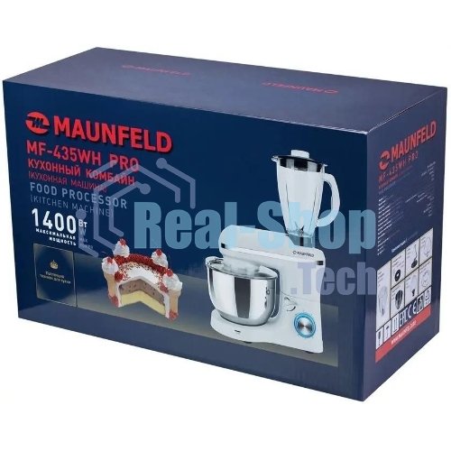 Кухонный комбайн Maunfeld MF-435WH PRO, белый