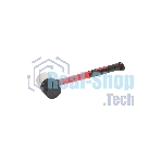 Киянка резиновая Kranz KR-12-8152 225 г, черно-белая резина, фибергласовая рукоятка