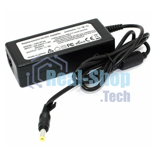 Блок питания для монитора и телевизора LCD 24V 3A 72W 5.5x2.1 OEM