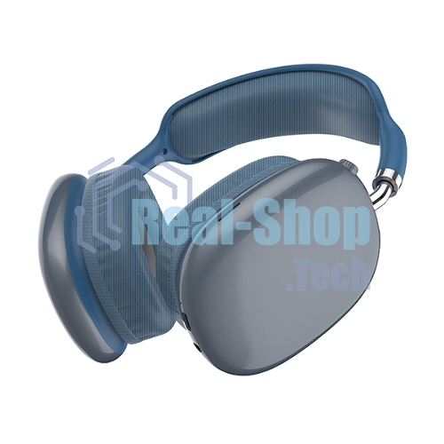 Беспроводные/проводные наушники QUMO Emotion BT 0092 синий, накладные, Bluetooth + проводной, до 10 ч