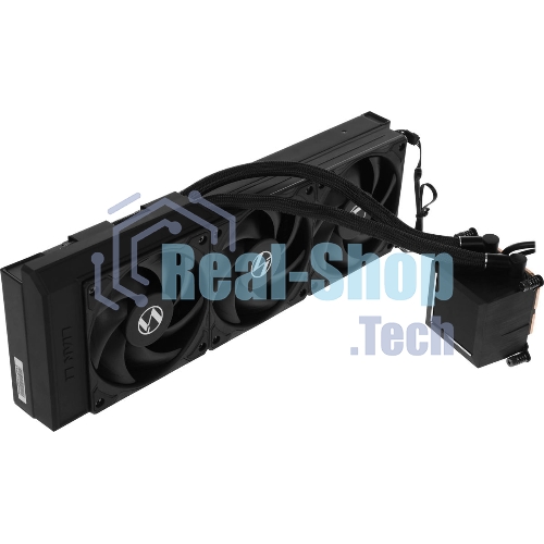 Система жидкостного охлаждения Lian-Li HydroShift LCD 360S Soc-AM5/AM4/1700 черный 4-pin 29.8dB Al+Cu LCD 330W Ret (G89.GHSLCD36SB.R0)