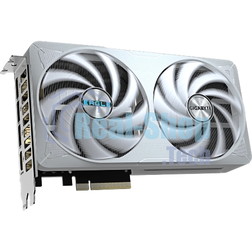 Видеокарта Gigabyte GeForce RTX 5060 Ti Eagle OC Ice, NVIDIA RTX 5060 Ti, 16 ГБ GDDR7, 128 бит, PCI-e 5.0, 1xHDMI, 3xDP, 2617 МГц