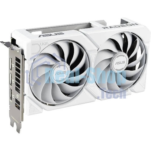 Видеокарта Asus DUAL-RX9060XT-16G-WHITE белый