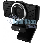 Веб-камера Genius eCam 8000 1920x1080, 30 кадр/с, USB Type-A, микрофон (шумоподавление), универсальное крепление