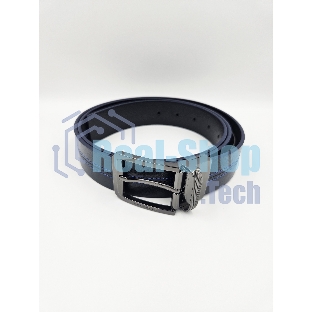 Ремень мужской Piquadro Blue Square CU6742B2/BLUN 125х3.5 см синий/черный натур.кожа
