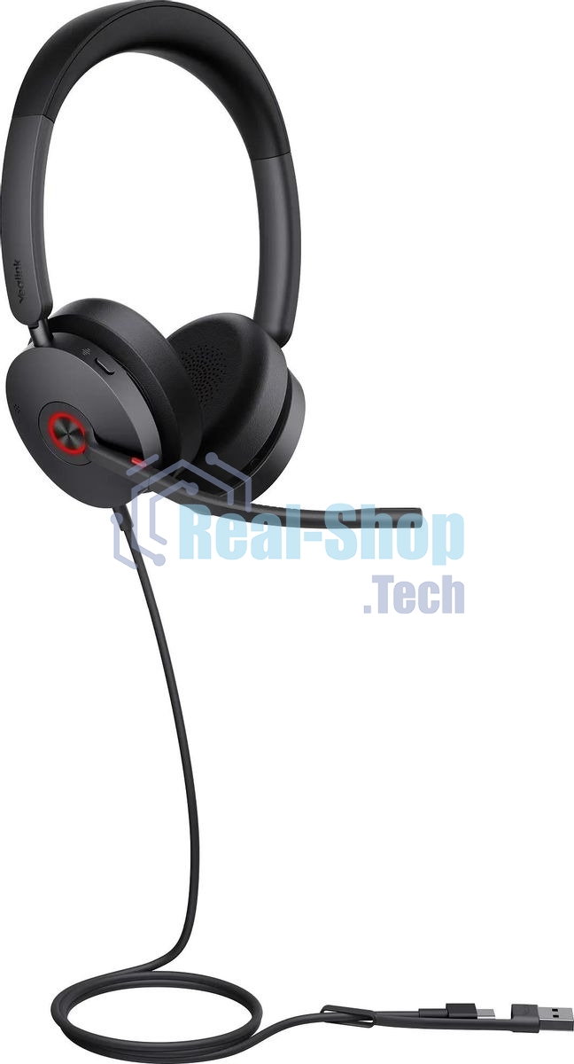 Гарнитура проводная Yealink UH48 Dual UC USB-C/A 1308152