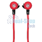 Проводные наушники Oklick HS-S-210 красный, внутриканальные, Jack 3.5 мм