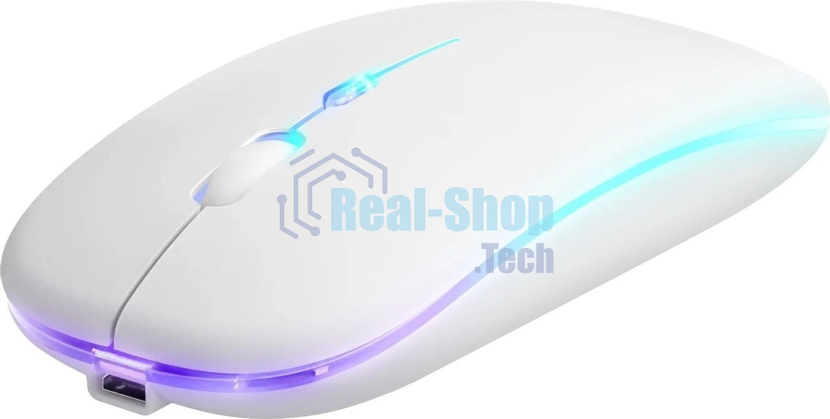Мышь беспроводная Defender Touch MM-997 белый, 1600 dpi, радиоканал, Bluetooth, USB, кнопки - 4