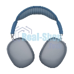 Беспроводные/проводные наушники QUMO Emotion BT 0092 синий, накладные, Bluetooth + проводной, до 10 ч
