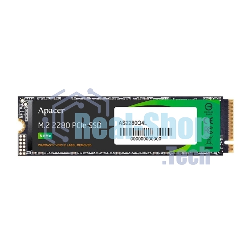 Накопитель SSD Apacer 256Gb, M.2 2280, PCIe Gen4x4, NVMe 1.4, R/W 3300/1300