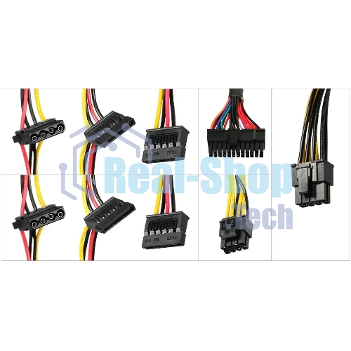 Блок питания KingPrice ATX 600W KPPSU600 (20+4pin) 120мм fan 4xSATA