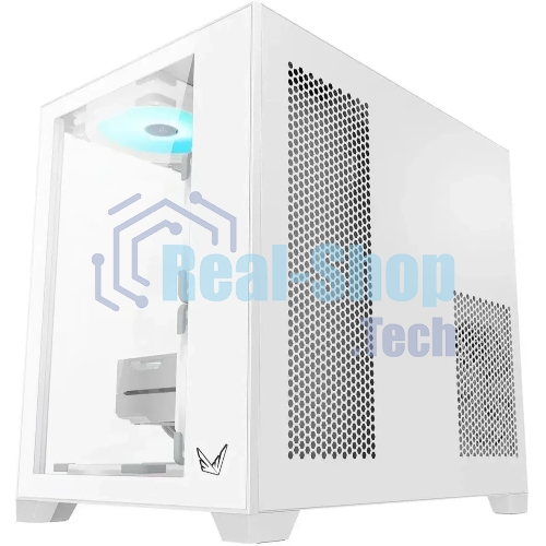 Компьютерный корпус AeroCool/Formula Crystal Z5 белый без БП mATX 11x120мм 2xUSB 2.0 1xUSB 3.0 audio bott PSU
