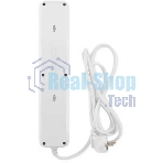 Сетевой фильтр Buro 500UNH-3-WG 3м, 5 розеток, белый/серый, коробка