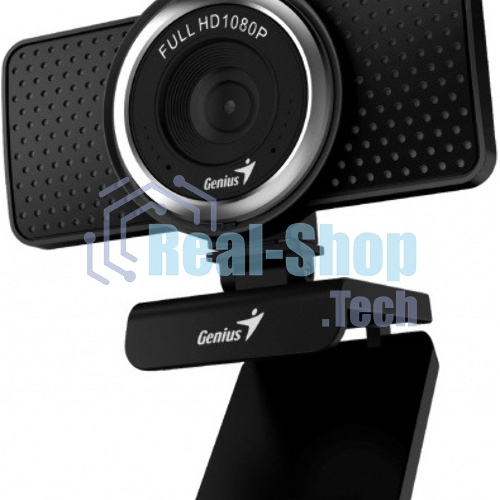Веб-камера Genius eCam 8000 1920x1080, 30 кадр/с, USB Type-A, микрофон (шумоподавление), универсальное крепление