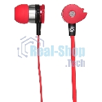 Проводные наушники Oklick HS-S-210 красный, внутриканальные, Jack 3.5 мм