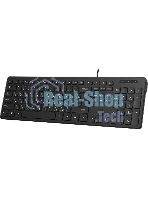 Клавиатура проводная Oklick K733, USB, черный