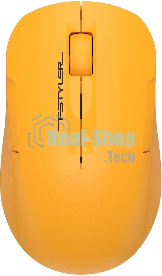 Мышь беспроводная A4Tech Fstyler FG15C Air2 желтый, 1200 dpi, радиоканал, USB, кнопки - 3