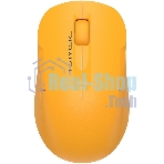Мышь беспроводная A4Tech Fstyler FG15C Air2 желтый, 1200 dpi, радиоканал, USB, кнопки - 3