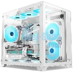 Компьютерный корпус AeroCool/Formula Crystal Z5 белый без БП mATX 11x120мм 2xUSB 2.0 1xUSB 3.0 audio bott PSU