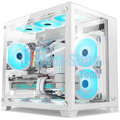 Компьютерный корпус AeroCool/Formula Crystal Z5 белый без БП mATX 11x120мм 2xUSB 2.0 1xUSB 3.0 audio bott PSU