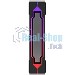 Вентилятор для корпуса Bloody CF-12 LCD ARGb 120х120x25 черный 4-pin 32дБ (упак.:1шт) (CF-12-ARGb120-BK) Ret