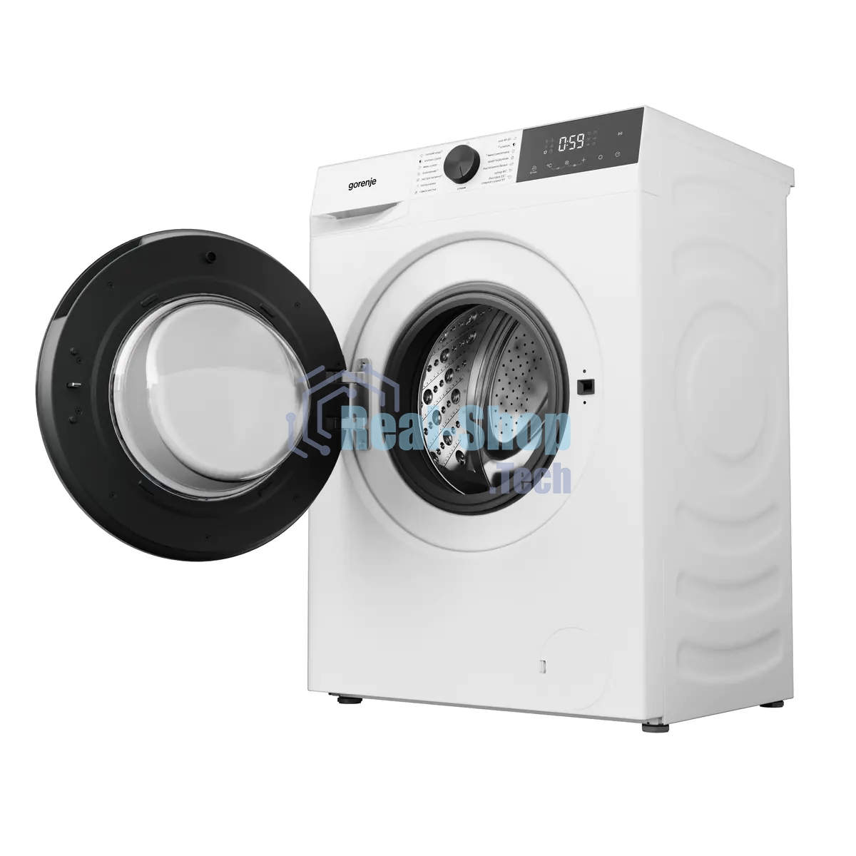 Стиральная машина Gorenje WDG2P854A3C2/C, белая, загрузка фронтальная 8 кг, 1400 об/мин, класс A
