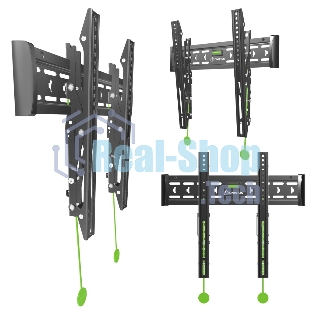 Кронштейн ONKRON TM5W/32-65'' макс 400*400 наклон +12º от стены: 35-145мм, макс вес 68,2кг, встр уровень, белый