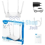 Роутер беспроводной Cudy WR1300 AC1200 10/100/1000BASE-TX/Wi-Fi белый