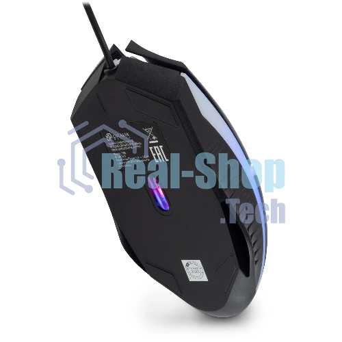 Мышь проводная Oklick 398G черный, 2400 dpi, USB, кнопки - 4