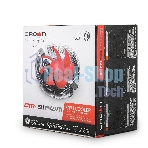 Кулер для процессора Crown CM-91PWM v2 серебристый/красный, 90 мм, алюминий, 2000 об/мин, 20 дБ, 4 pin, 125 Вт, 57 мм