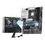 Материнская плата MSI PRO Z890-S WIFI, LGA 1851, Intel Z890, 4xDDR5, 4xSATA, 3xM.2, 1xPCIe 5.0 x16, 2xPCIe 4.0 x4, 1xHDMI, 1xDP, 1xUSB-C Thunderbolt 4, 1xUSB-C 3.2 Gen 2x2, 1x 2.5Gb LAN, 6xUSB-A 3.2 Gen 1, 3x3.5 мм, 7.1, ATX