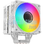 Кулер для процессора Bloody BD-AC230-ARGb1 ARGb белый, 120 мм, алюминий/медь, 1600 об/мин, 32 дБ, 4 pin, 230 Вт, 154 мм