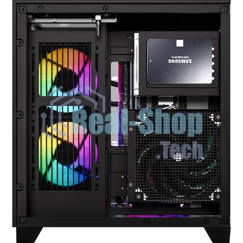 Компьютерный корпус AeroCool/Formula Crystal Z9M черный без БП mATX 1xUSB 3.0 1xUSB3.1 audio bott PSU