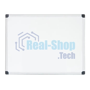 Доска магнитно-маркерная Deli E39038A, лак, белый 120x240 см, алюминиевая рама сталь