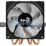 Кулер для процессора AeroCool/Formula Air Frost 4 черный, 90 мм, алюминий/медь, 1800 об/мин, 25.7 дБ, 3 pin, 125 Вт, 78 мм