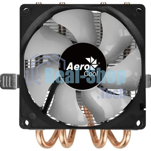 Кулер для процессора AeroCool/Formula Air Frost 4 черный, 90 мм, алюминий/медь, 1800 об/мин, 25.7 дБ, 3 pin, 125 Вт, 78 мм