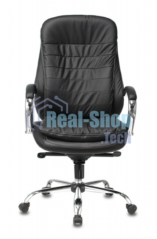 Кресло Бюрократ T-9950/BLACK черный, кожа