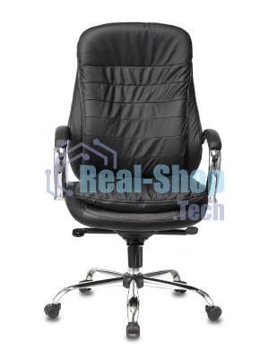 Кресло Бюрократ T-9950/BLACK черный, кожа