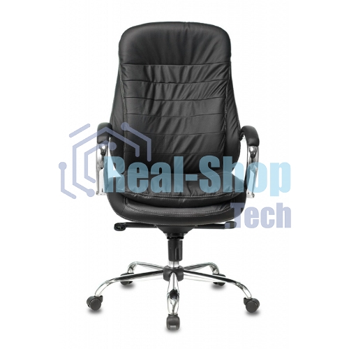 Кресло Бюрократ T-9950/BLACK черный, кожа