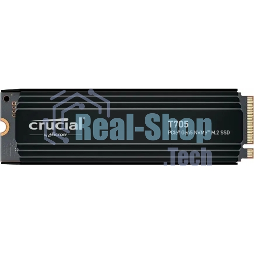 Накопитель SSD Crucial T705 1Tb PCIe Gen5 NVMe M.2 SSD with heatsink CT1000T705SSD5