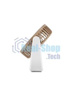 Вентилятор Centek CT-5041 бежевый, настольный, 5 Вт, 3 скорости, 10 см