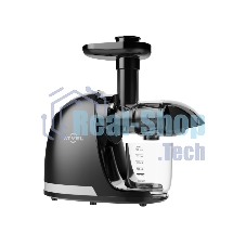 Соковыжималка Atvel PowerTwist J3 чёрный, шнековая горизонтальная, 150 Вт, 700 мл, электронное, реверс