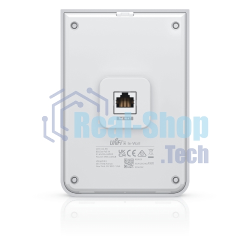 Wi-Fi точка доступа IN-WALL WI-FI 6 U6-IW Ubiquiti
