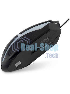 Мышь проводная Oklick 398G черный, 2400 dpi, USB, кнопки - 4