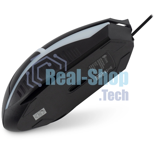 Мышь проводная Oklick 398G черный, 2400 dpi, USB, кнопки - 4