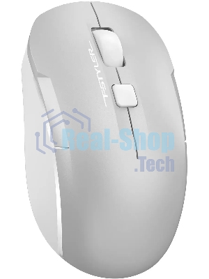 Мышь беспроводная A4Tech Fstyler FB26CS Air2 серебристый/белый, 2000 dpi, радиоканал, Bluetooth, USB, кнопки - 4