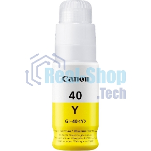 Контейнер с чернилами Canon GI-40 Y желтый (7700 стр.) для СНПЧ Pixma G5040/G6040